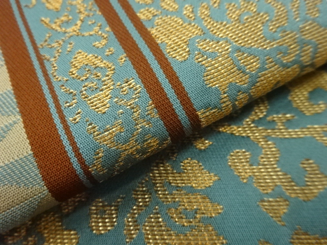 龍村晋　新品　正絹袋帯　期間限定お値下げ 着物・帯 ] - 袋帯 龍村晋謹製 大明風車筋牡丹文錦全通袋帯 | 宗 sou